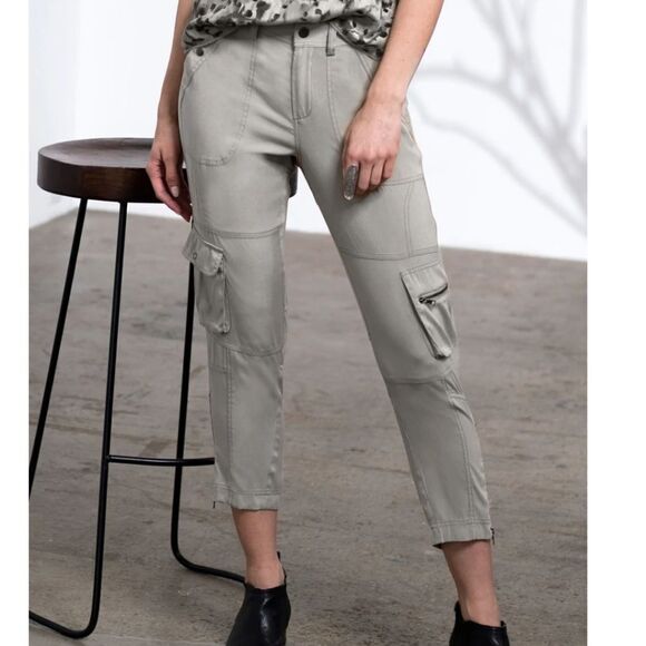 GO Utility Pant Color Charcoal, the original washable silk pant. - Picture 1 of 11